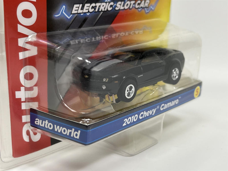 2010 Chevy Camaro Black HO Scale Slot Car X Traction Auto World SC373-5