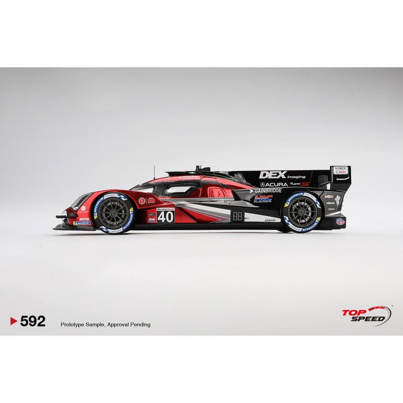 Acura ARX-06 GTP No.40 2024 IMSA Sebring 12 Hrs Winner 1:18 Scale Topspeed TS0592