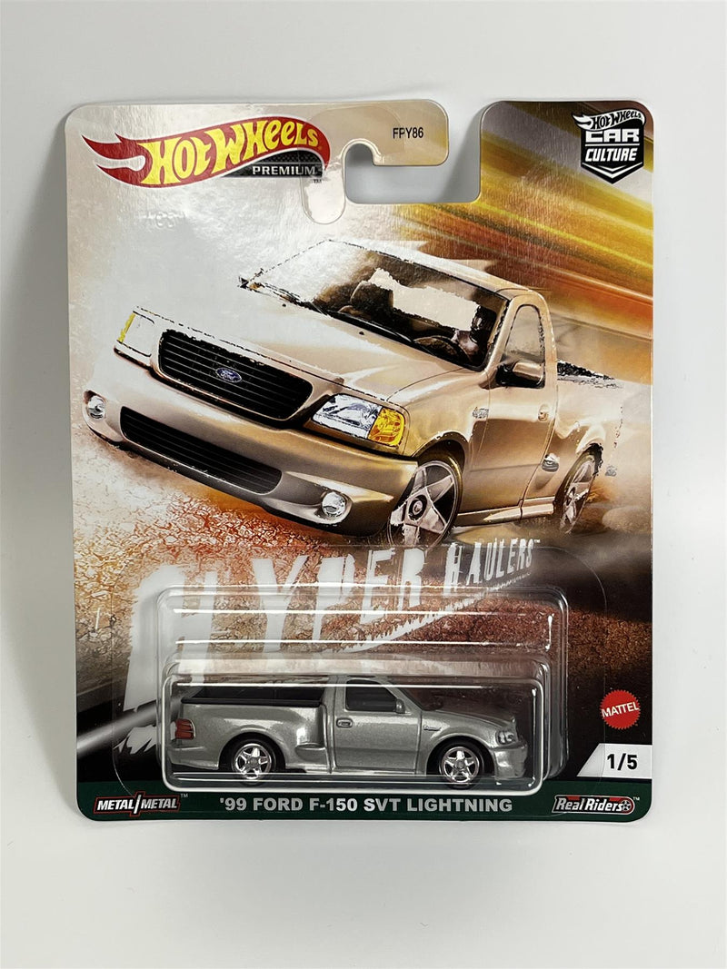 Hot Wheels 1999 Ford F150 SVT Lightning Car Culture Real Riders Hyper Haulers GRJ88