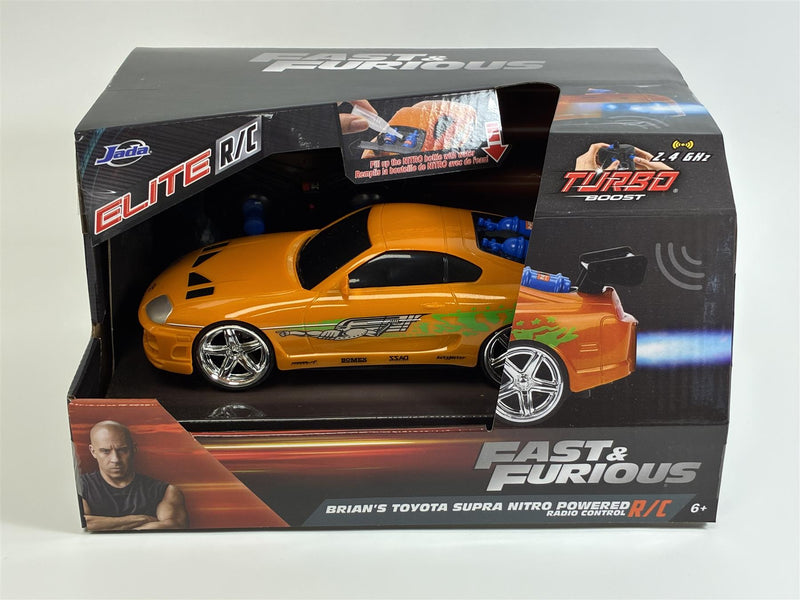 Fast and Furious Brians Toyota Supra Nitro Powered R/C 1:24 Scale Jada 36194