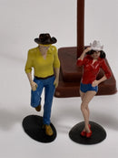 Dukes of Hazzard Bo, Daisy and Luke 3 Figure Set 1:43 Scale Painted Figure Cartrix CTPL015
