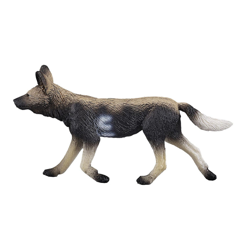 African Hunting Dog Toy Figure 10.5 cm Length Approx Mojo Fun 387110