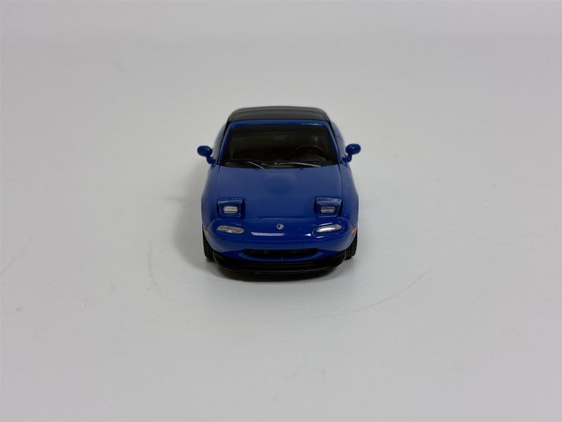 Mazda Miata MX-5 NA Tuned Version Dark Blue LHD 1:64 Mini GT MGT01069L