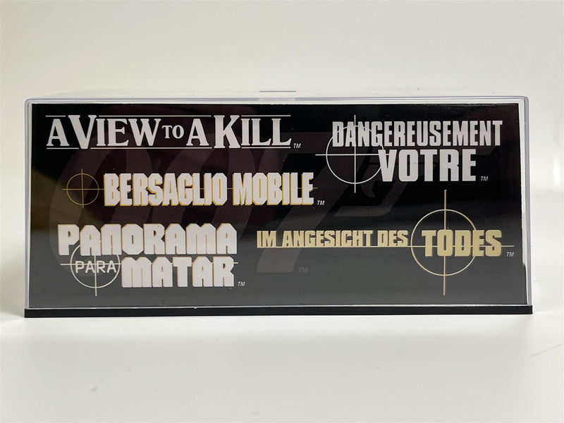 James Bond 007 A View To A Kill Renault 11 Blue 1:43 Eaglemoss VTAK1