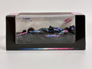 a toy car in a box