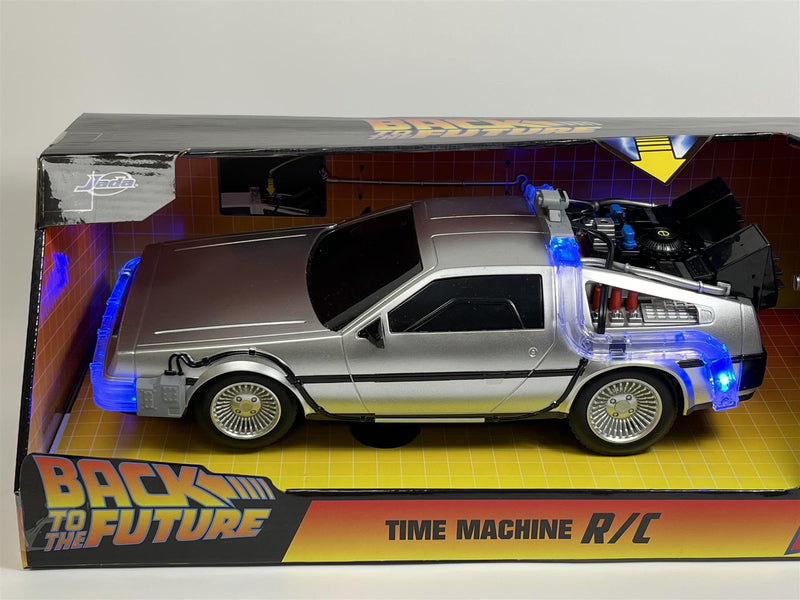 Back To The Future Time Machine RC Silver 1:16 Scale Jada 253256004