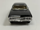 1967 Chevrolet Impala Black Supernatural Theme Pull & Go 12 cm Kinsmart KT5418WBK