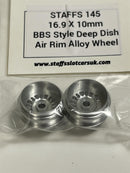 Staffs Slot Cars BBS Style Deep Dish Air Wheels Alloy 16.9 x 10 mm x 2 STAFFS 145