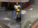 batman animated batmobile with figure 1:32 scale jada 31705