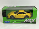 Porsche 911 Carrera 4S Yellow 1:24 Welly 24099W