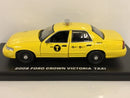 john wick 2 2008 ford crown victoria taxi 1:43 scale greenlight 86561