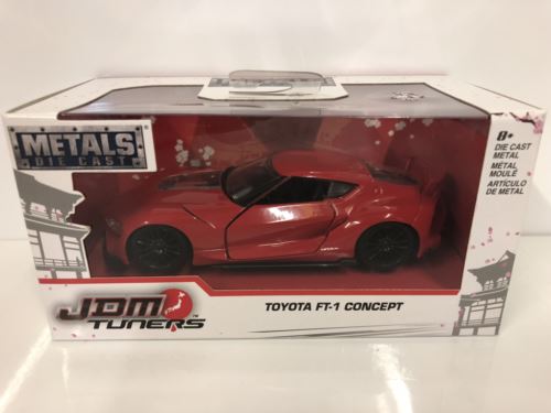 toyota ft-1 concept red jdm tuners 1:32 scale jada 98752