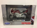 yamaha tdm 850 red silver 2001 1:18 scale welly 12155