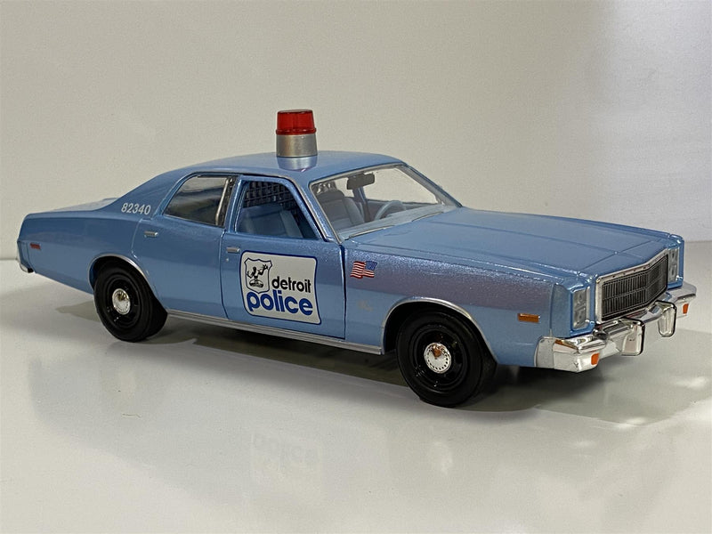 beverly hill cop 1977 plymouth fury detroit police 1:24 greenlight 84122