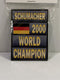 michael schumacher world champion 2000 f1 board signage 1:18 cartrix sch118
