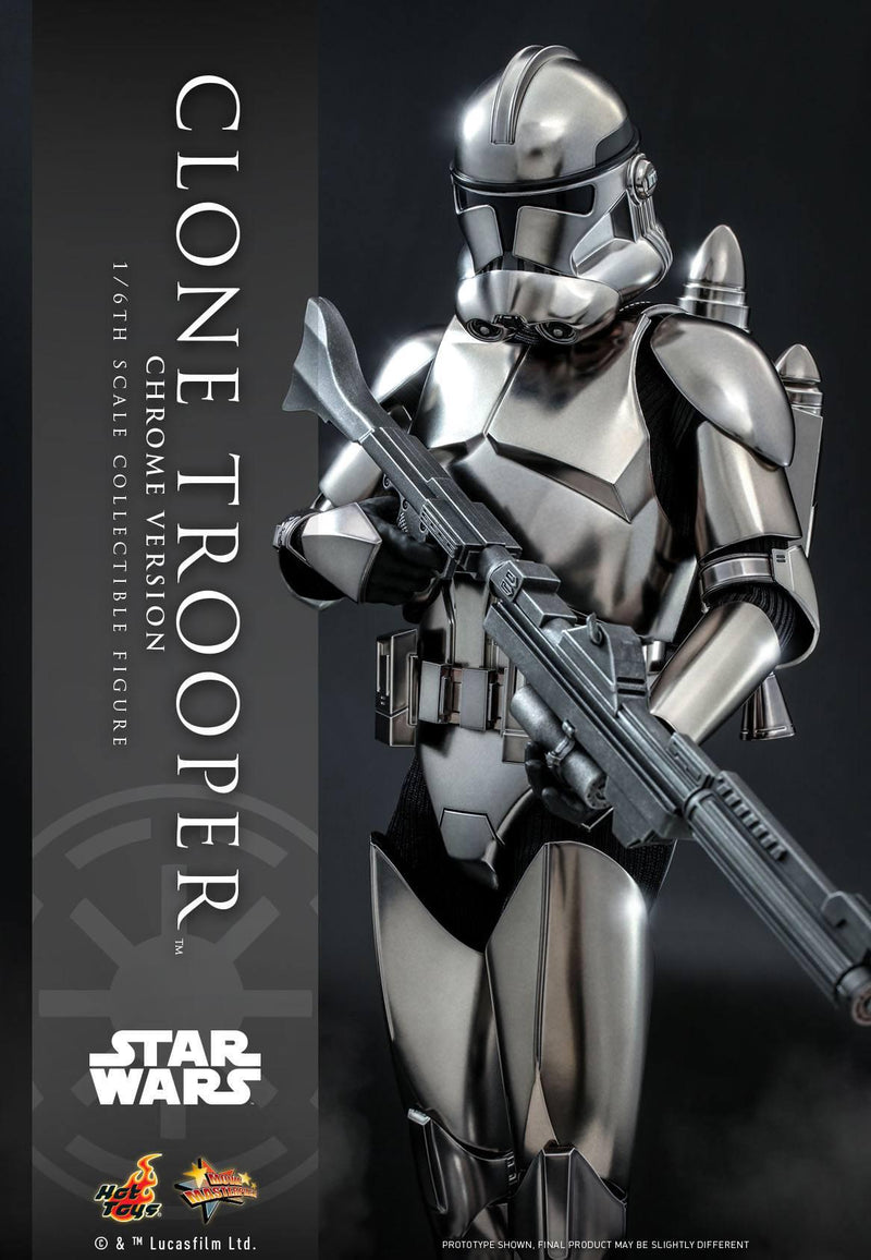 Star Wars Clone Trooper Chrome Version 1:6 Scale Hot Toys 910741