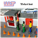 slot car ticket programme hut single scenery track side display 1:32 scale