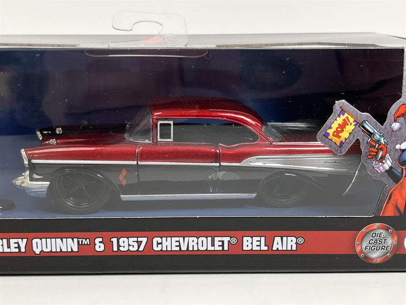 Harley Quinn and 1957 Chevrolet Bel Air 1:32 Scale Jada 253253014