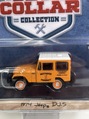 1974 Jeep DJ-5 Blue Collar Collection 1:64 Scale Greenlight 35200