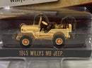 1945 willys mb jeep vintage ad cars 1:64 greenlight 39080a