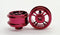 staffs slot cars 4 spoke modern red alloy wheels 15.8 x 8.5mm x 2 staffs 48
