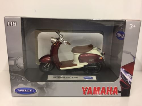 yamaha vino yj50r brown copper cream 1999 1:18 scale welly 12142