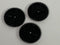 scalextric black spur gears x 3 new