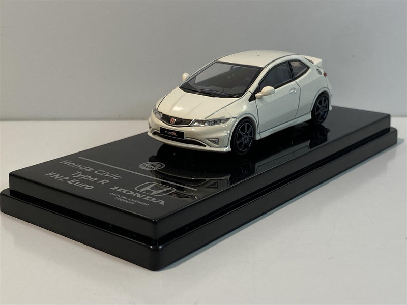 honda civic type r champion white fn2 euro 1:64 scale paragon 55392l