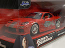 fast and furious doms mazda rx-7 jada 98338 scale 1:24 new