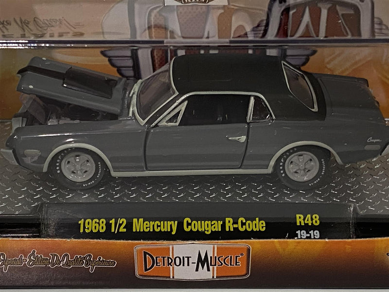 limited 1968 1/2 mercury cougar r-code r48 19-19 1:64 scale m2 32600