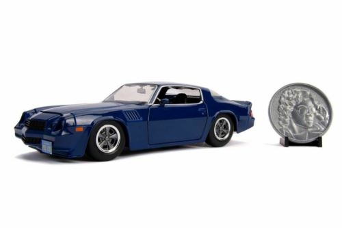 stranger things billys chevrolet camaro z28 with coin 1:24 scale jada 31110