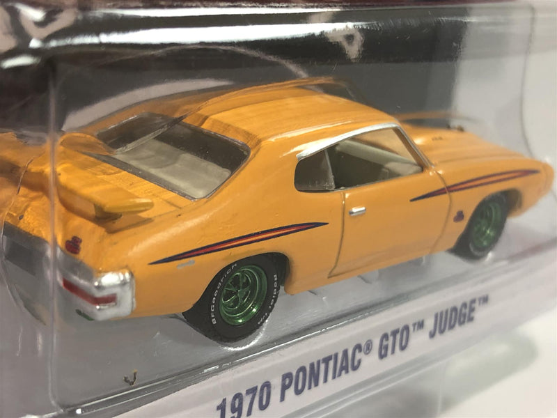 rare 1970 pontiac gto judge bfgoodrich orange 1:64 greenlight 30138