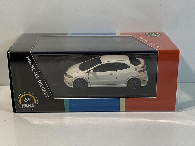 honda civic type r champion white fn2 euro 1:64 scale paragon 55392l