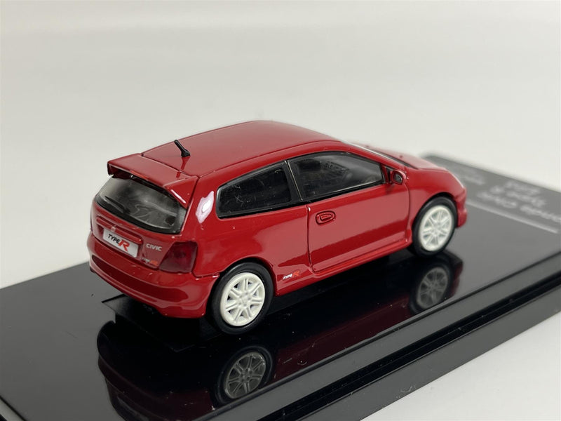 2001 Honda Civic Type R EP3 LHD Milano Red 1:64 Scale Paragon 55343