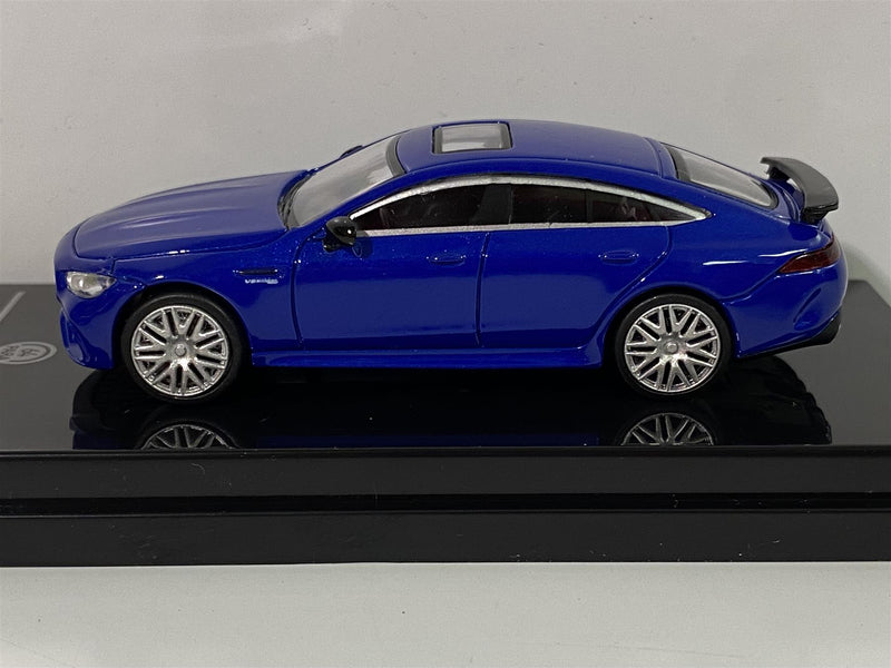 mercedes benz amg gt63 s lhd 2019 metallic blue 1:64 scale paragon 55281l