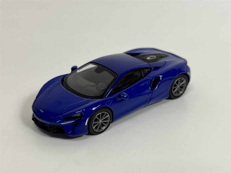 McLaren Artura Volcano Blue RHD 1:64 Scale Mini GT MGT00430R