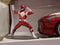 power rangers red ranger and 2009 nissan gt-r r35  1:24 jada 31908