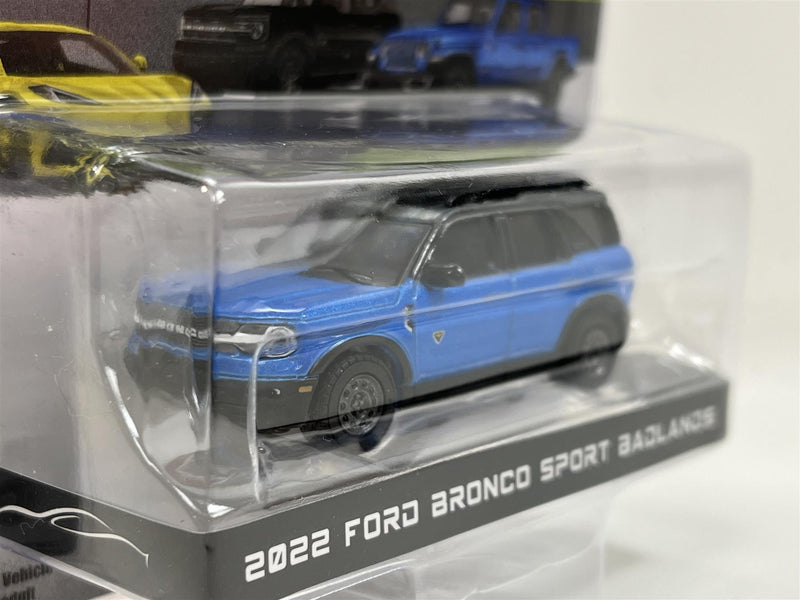 2022 Ford Bronco Sport Badlands Blue 1:64 Scale Greenlight 68010C