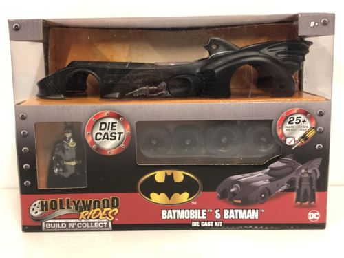 batmobile batman 1989 build and collect 1:24 scale jada 30874