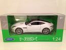 jaguar f-type coupe white 1:24 scale welly 24060w new