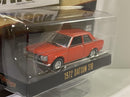 1972 datsun 510 red vintage ad cars 1:64 greenlight 39080c