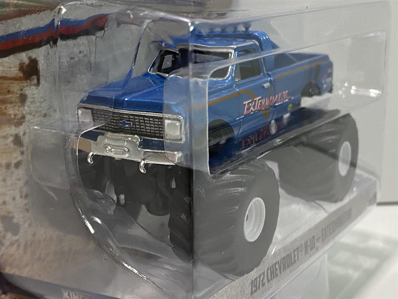 1972 chevrolet k-10 exterminator king of crunch 1:64 scale greenlight 49020d