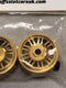staffs aluminium bbs style wheels in gold 16.9x10mm staffs41