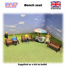 slot car trackside scenery 3 pack bench seats 1:32 scale wasp