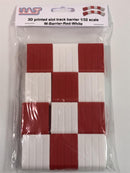 slot car track scenery red and white barriers x 12 1:32 scale new wasp