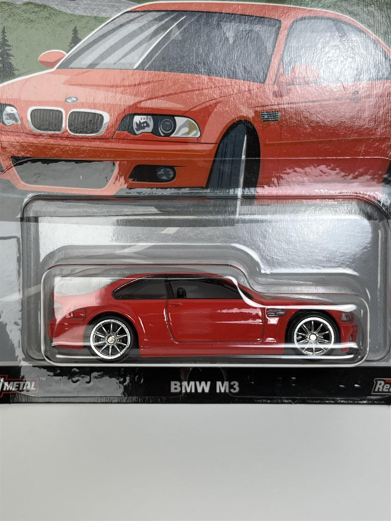 BMW M3 Red Auto Strasse Hot Wheels Real Riders 1:64 Scale HCK19
