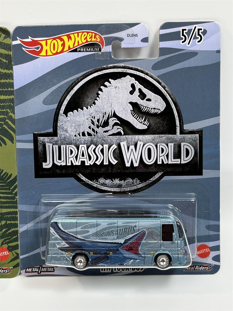 jurassic world 2 car set hot wheels real riders dlb45 979q