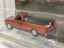 1968 Chevrolet C10 & Tandem Car Trailer 1:64 Greenlight 32260B