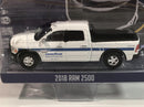 2018 ram 2500 white 1:64 scale greenlight 41100f