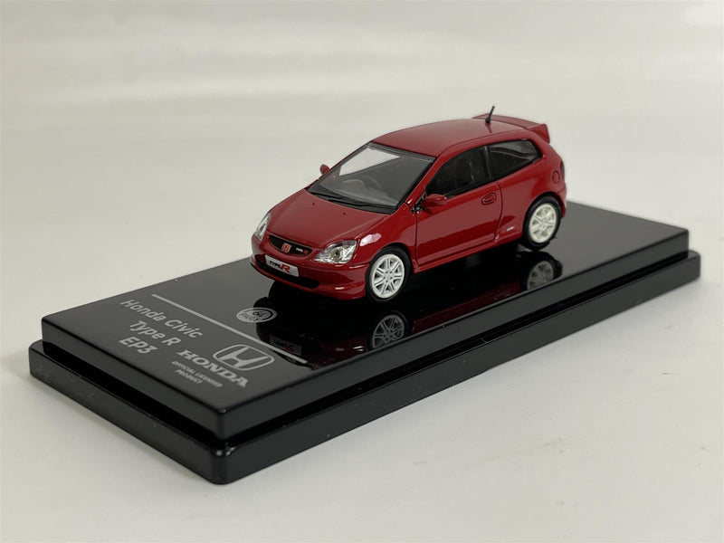 2001 Honda Civic Type R EP3 RHD Milano Red 1:64 Scale Paragon 65343